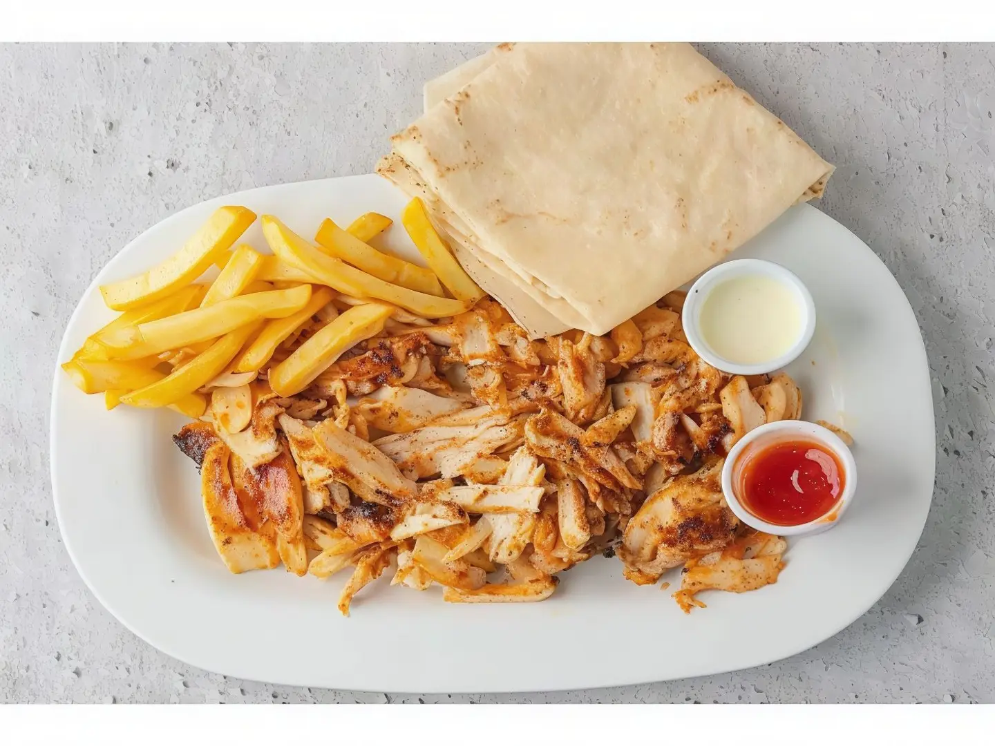 Loose Shawarma With Cheese