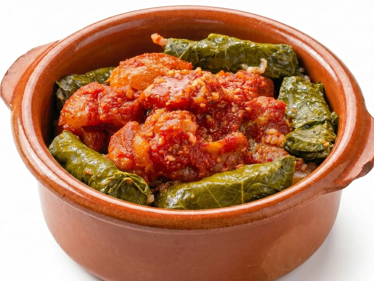 Stuffed Grape Leaves Casserole With Beef