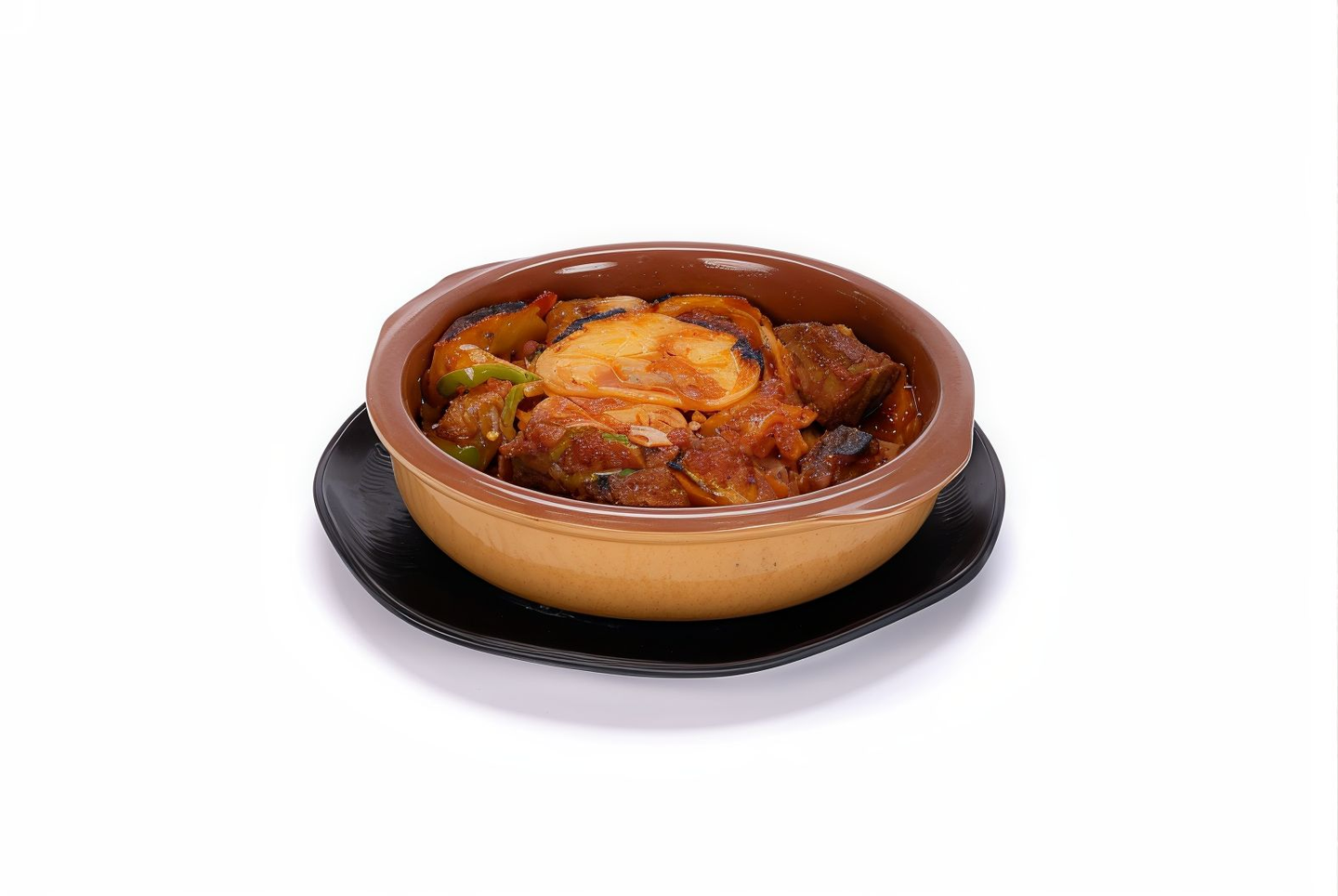 طاجن بطاطس باللحمة