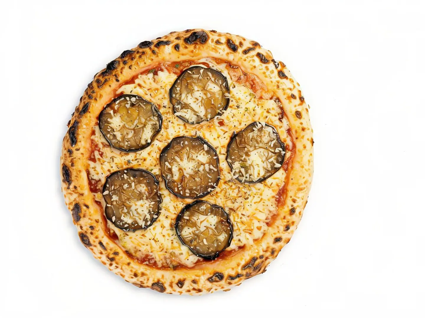 بيتزا نابولي باذنجان