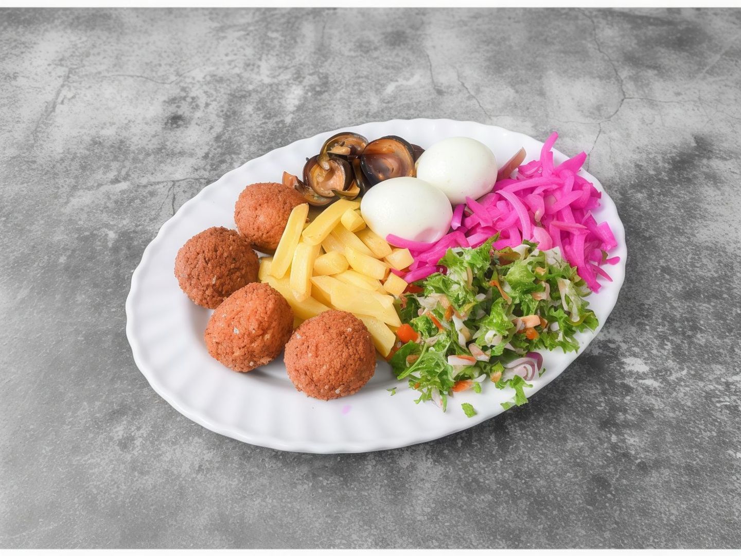 Mixed Falafel Platter