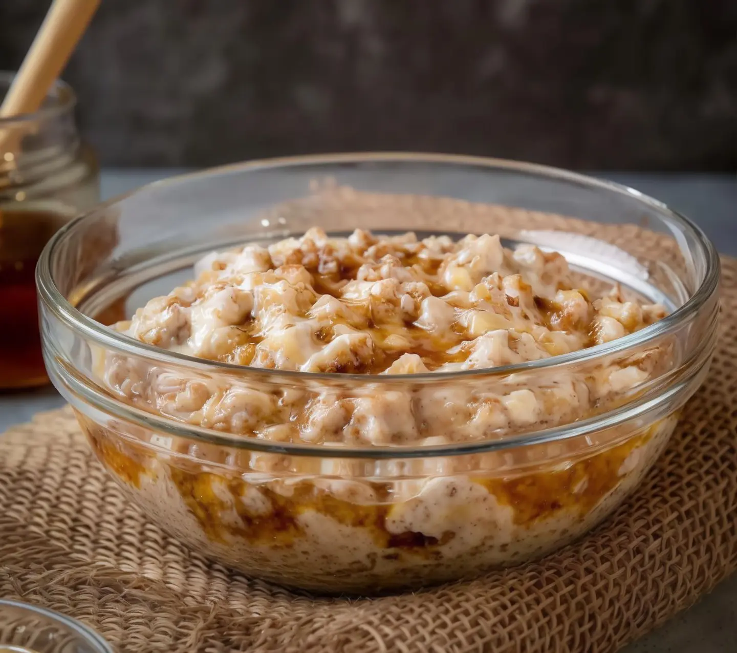Millet Masoub With Cream And Honey