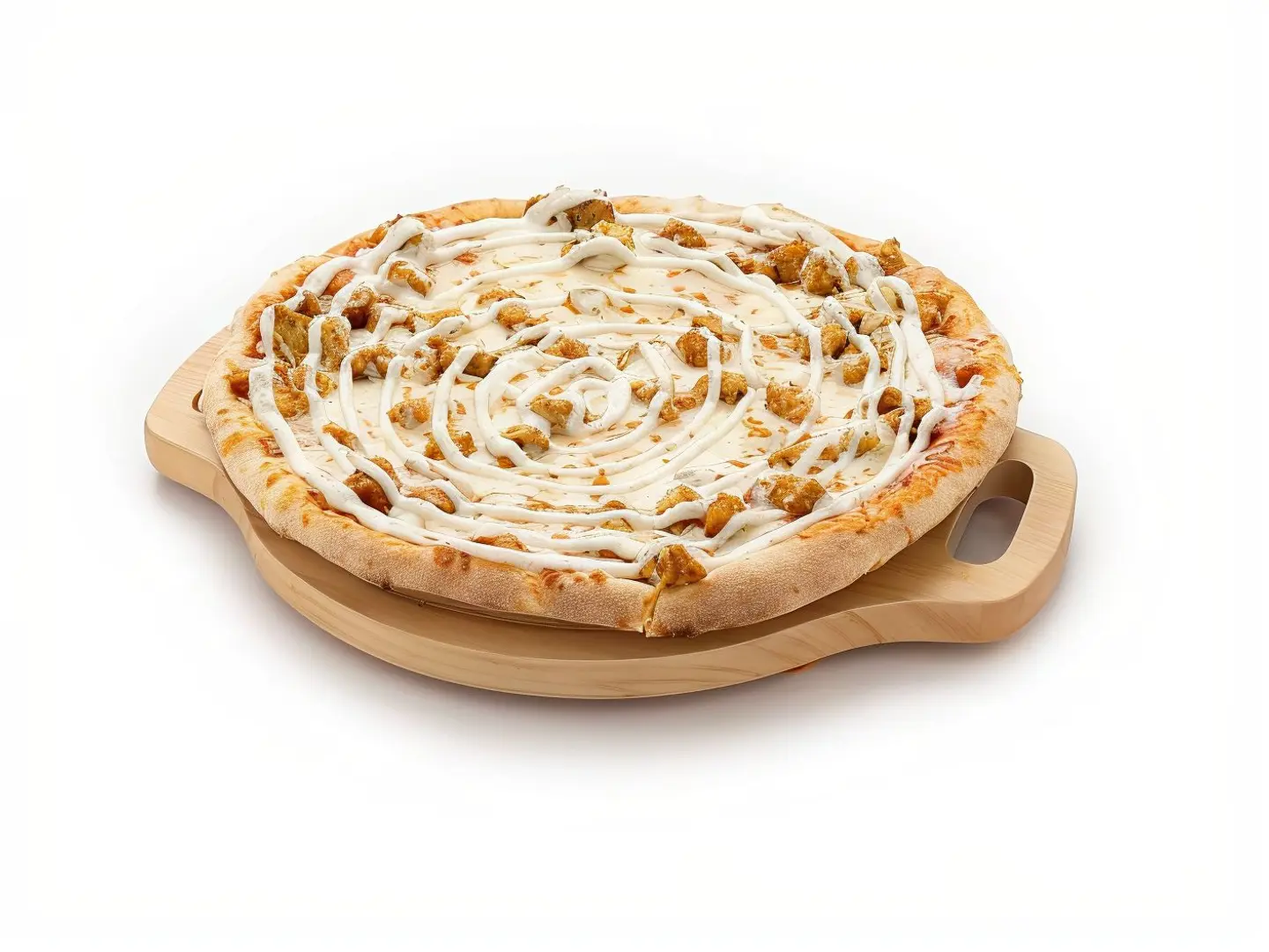 بيتزا دجاج ستربس صوص رانش