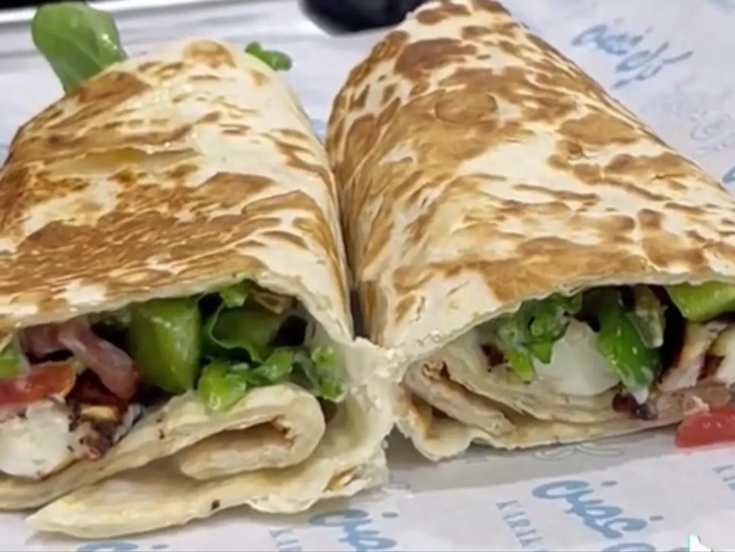 Chapati With Halloumi