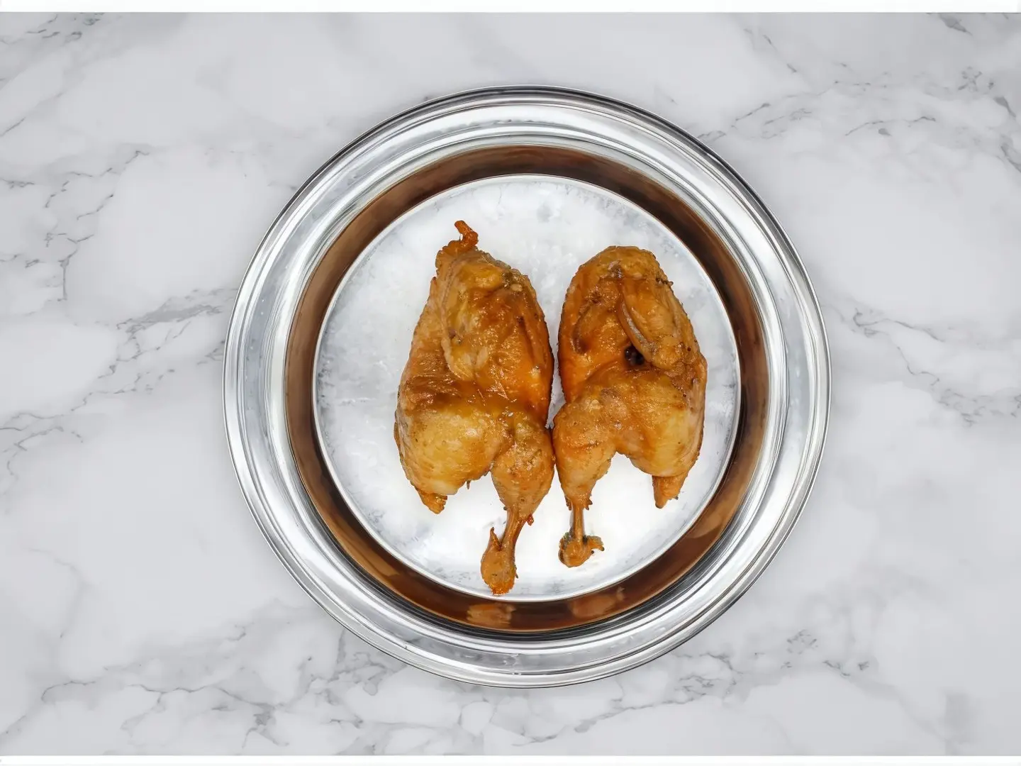 حبة دجاج كاملة مقلي سادة