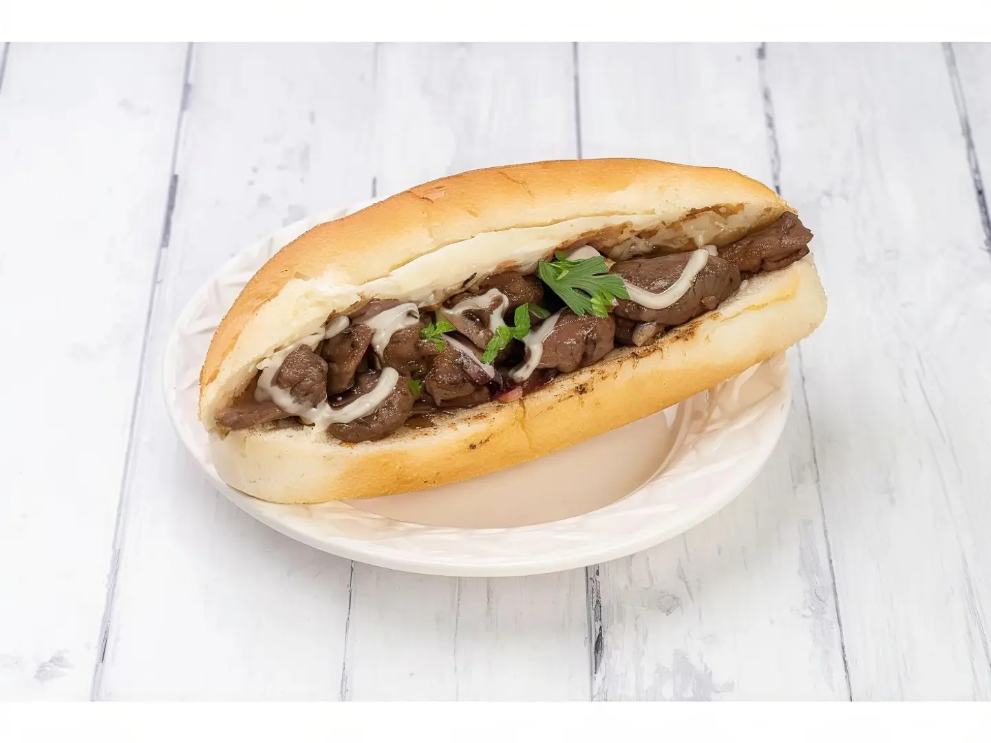 Lamb Liver Cheese Sandwich