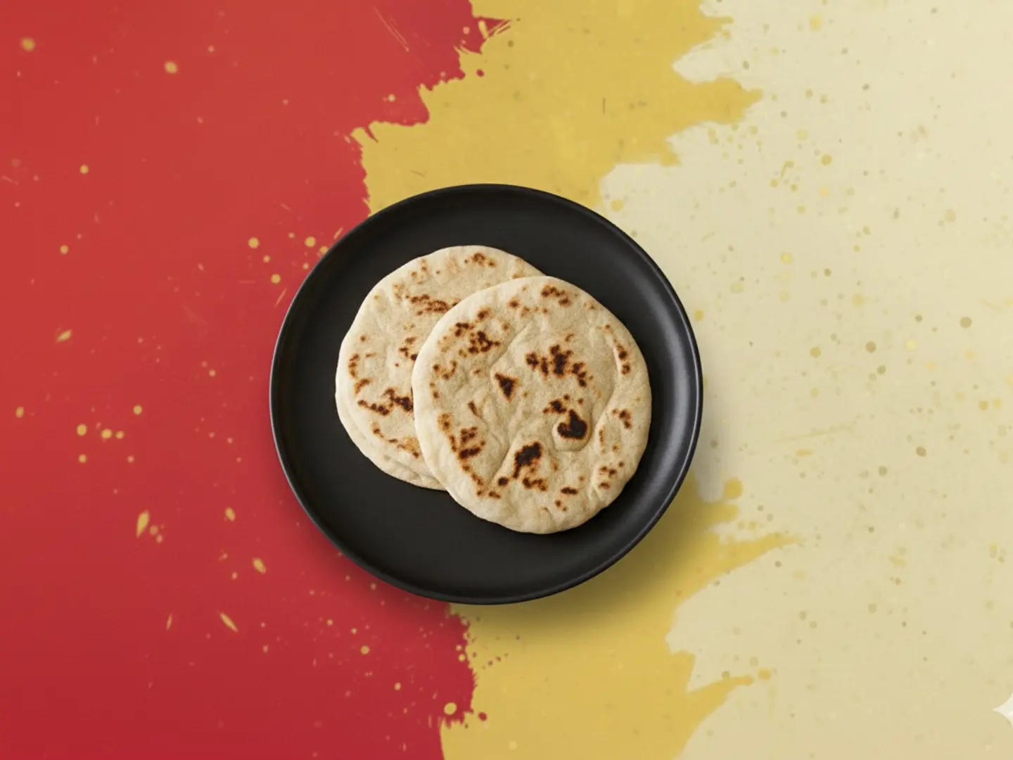 عيش شباتي قطعتين