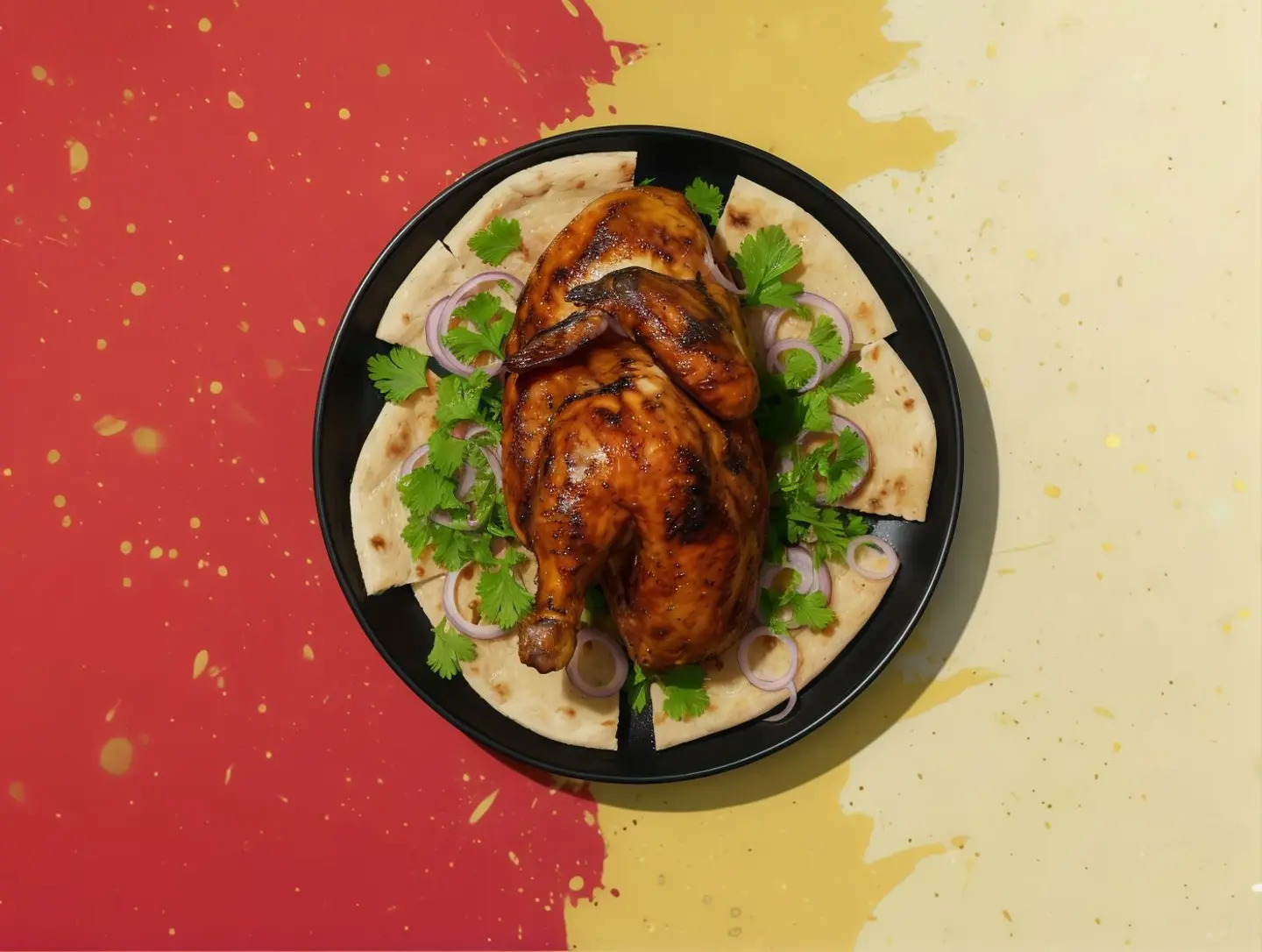 دجاج شوايه ساده-نص