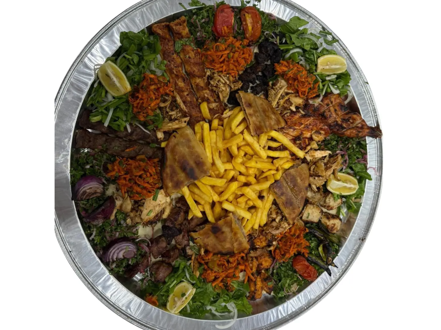 صحن مشويات لمه