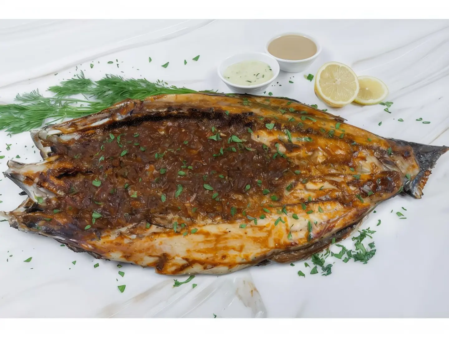 قاروص حريد سنجاري فرن 1 كيلو