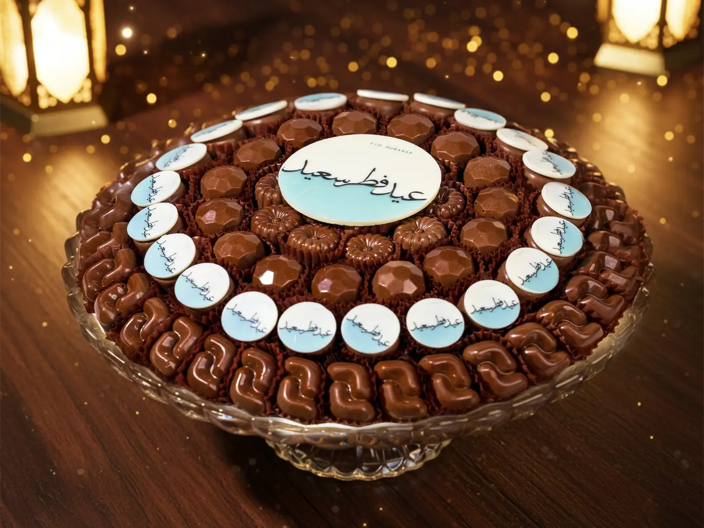 صينية شوكولاتة كرستال