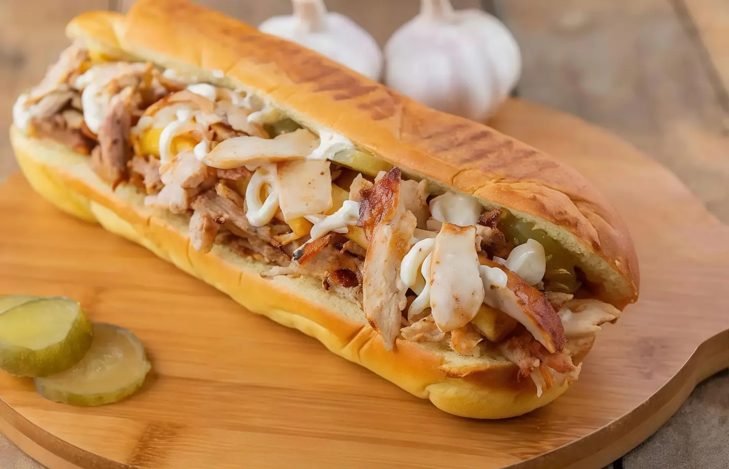 ساندوتش شاورما جامبو