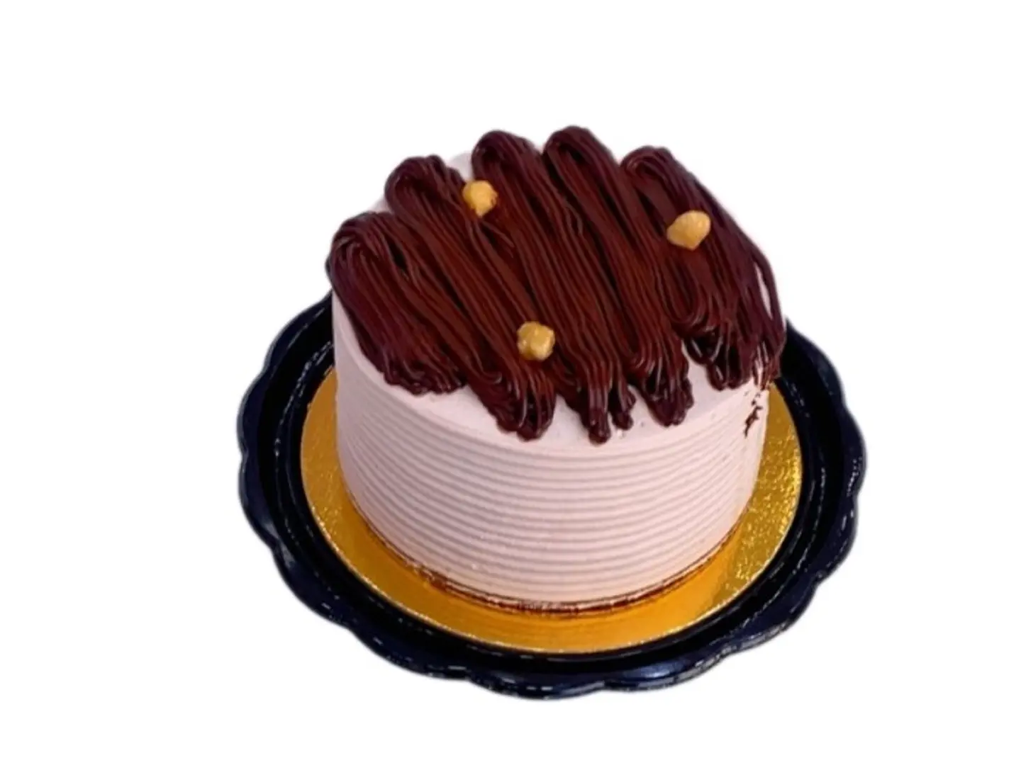 Chocolate Cake With Small Hazelnuts