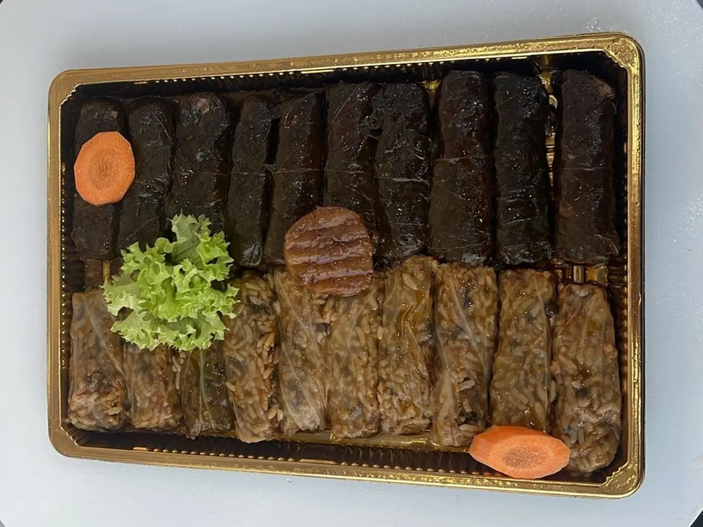 Mixed Grape Leaves And Cabbage