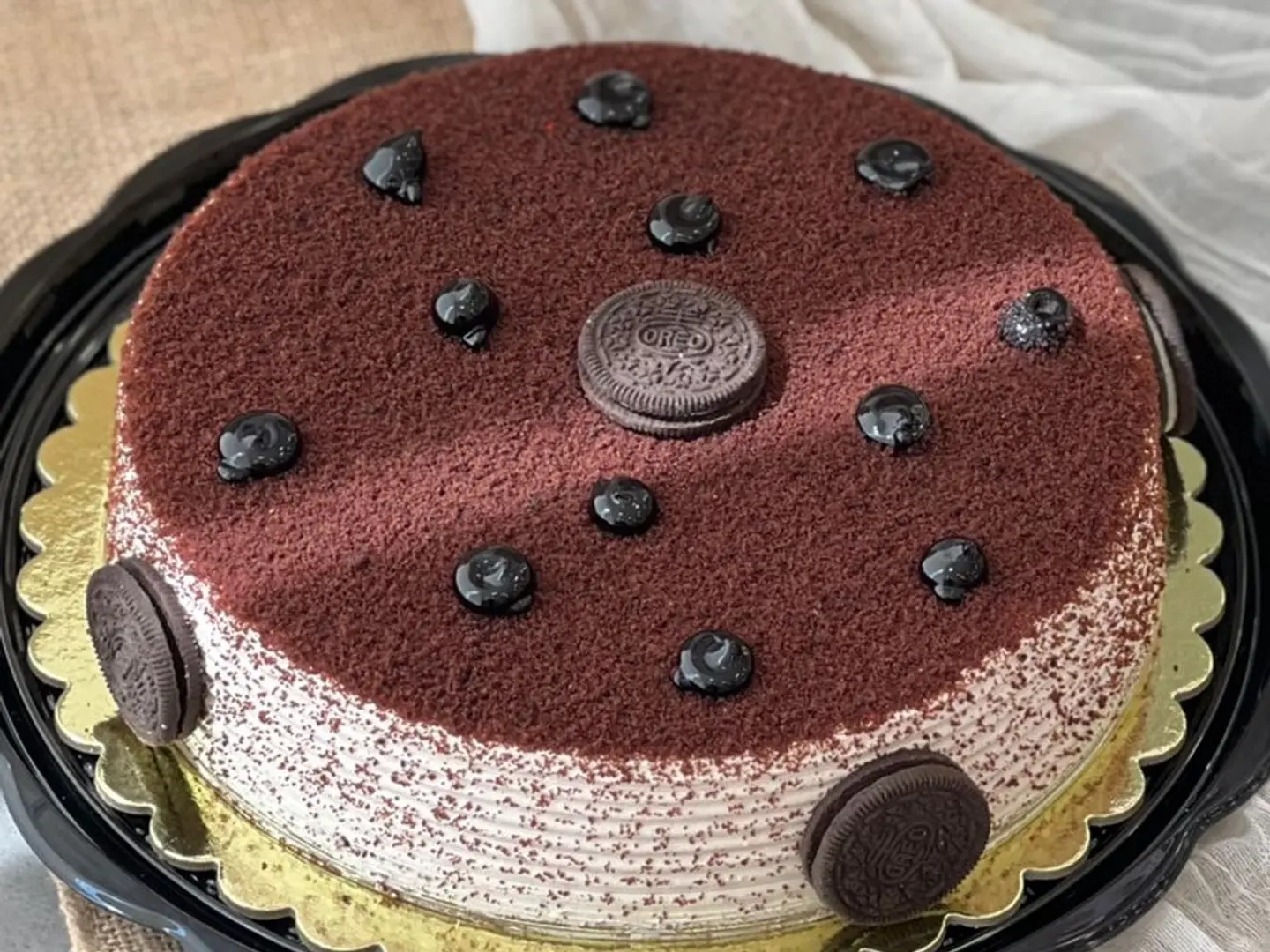 كيكة الاوريو وسط