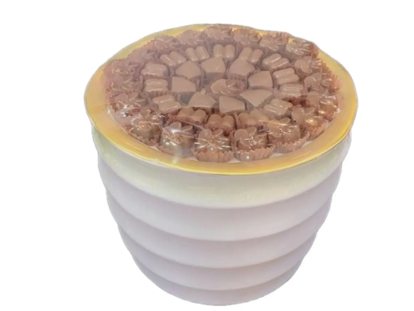 High Round Chocolate Tray