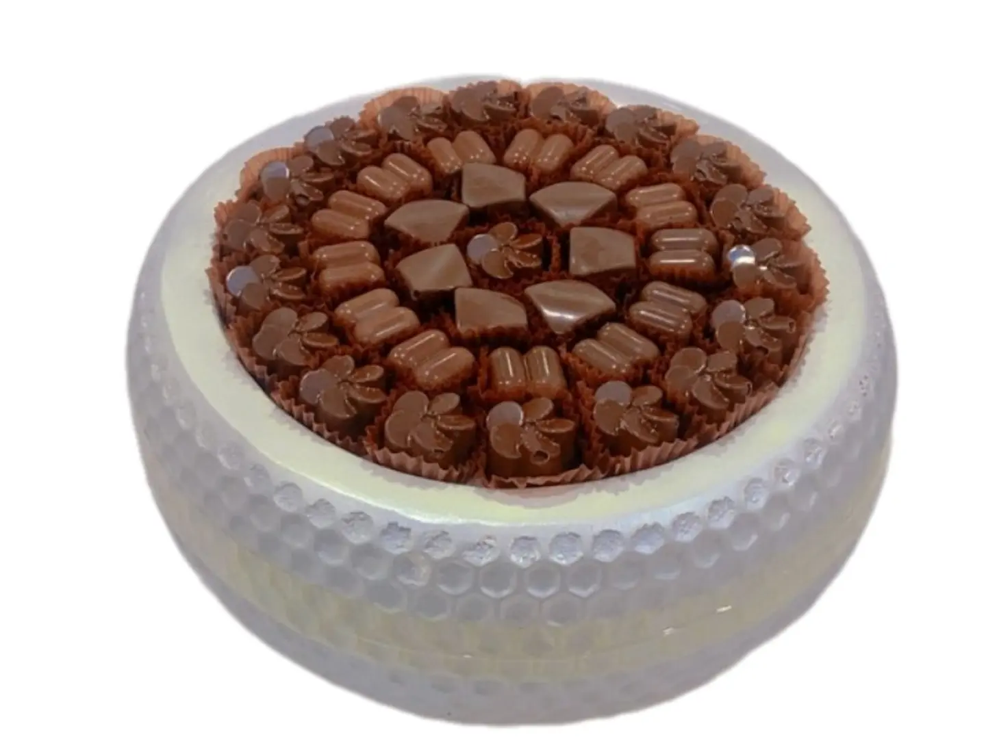 صينية شوكلت دائري صغير