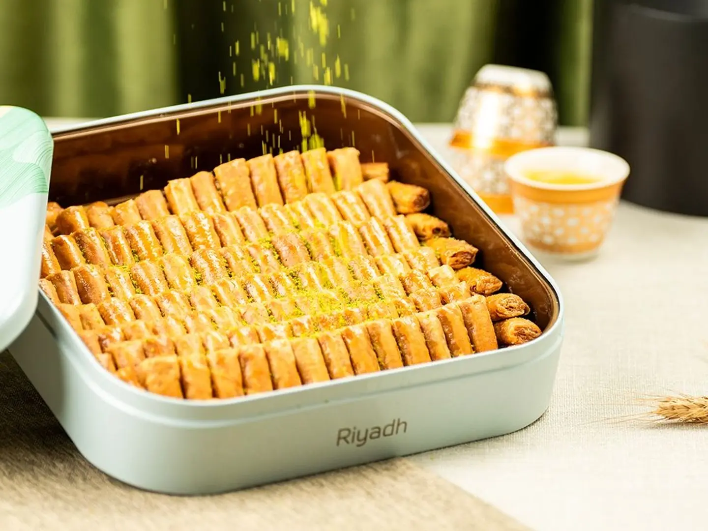 Crispy Baklava With A Large Sprinkle