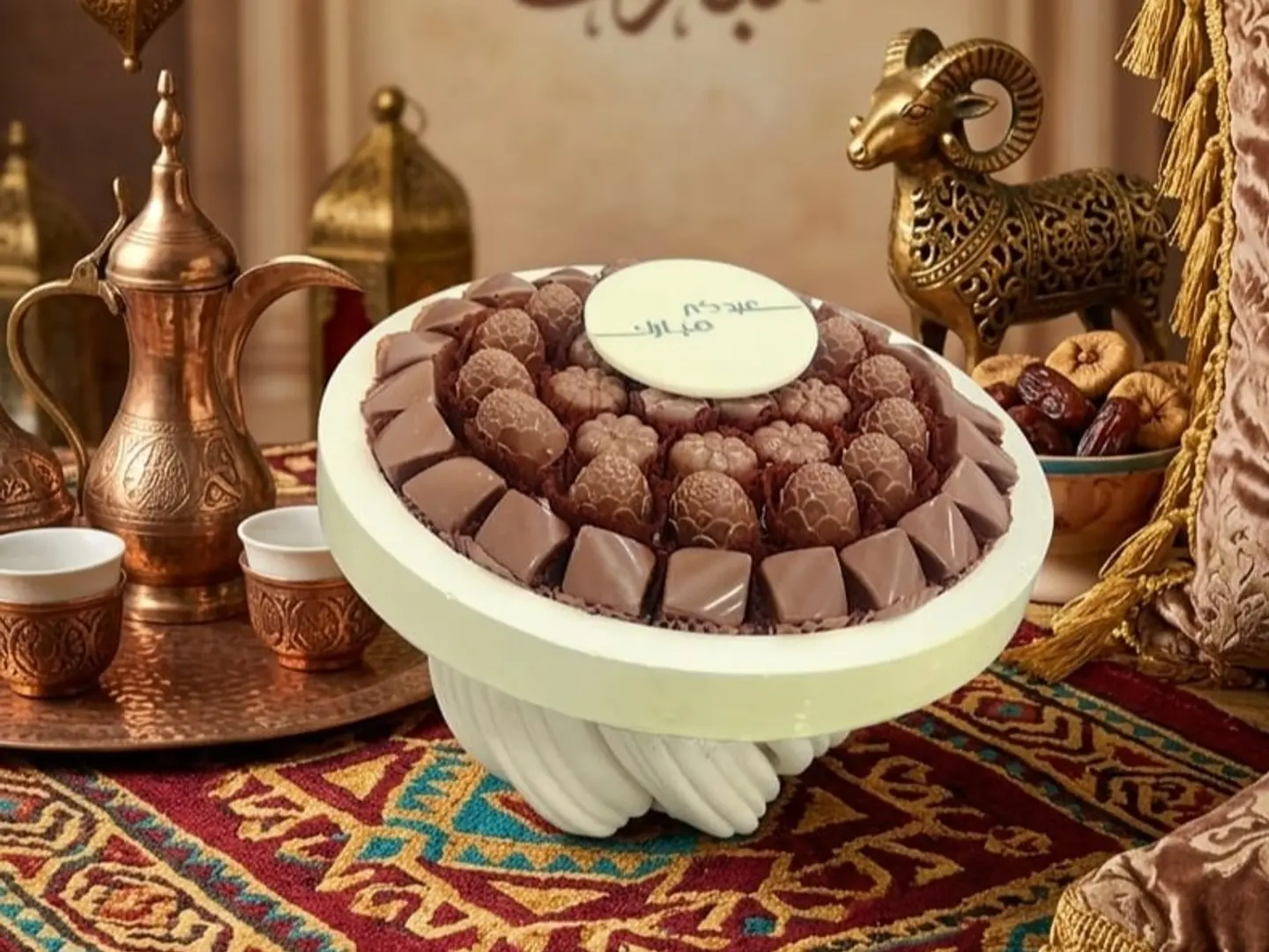 Decorative Ceramic Chocolate Tray