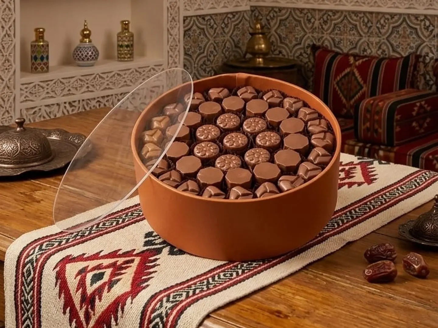 Vip Chocolate Tray, Small Leather