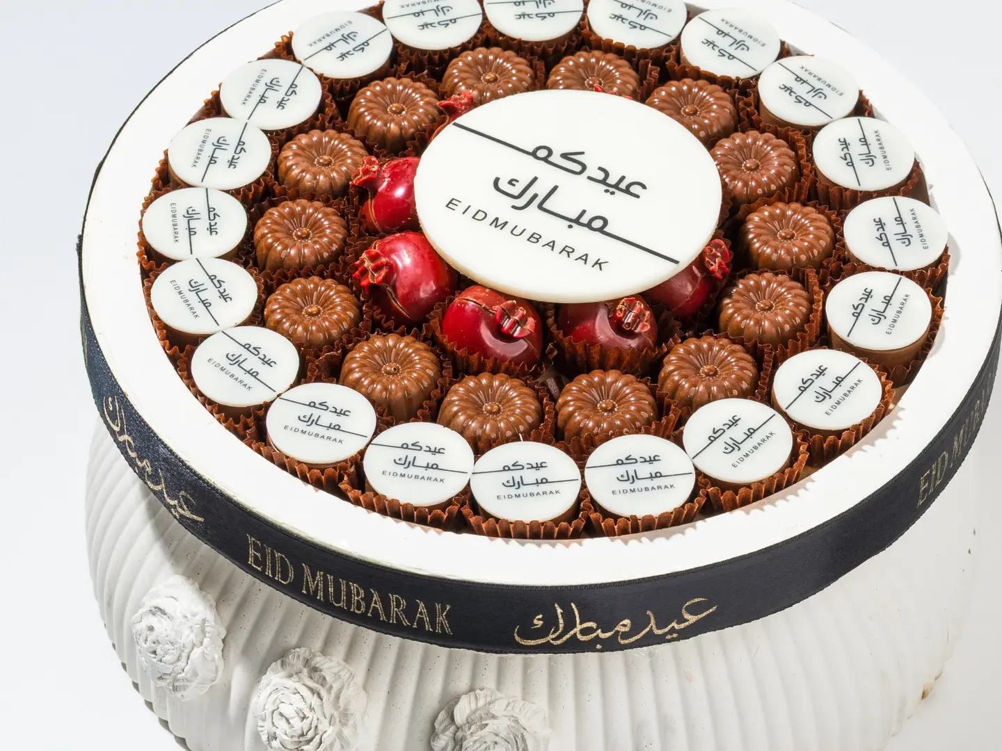 صينية شوكلاته ورد كبير (005941)