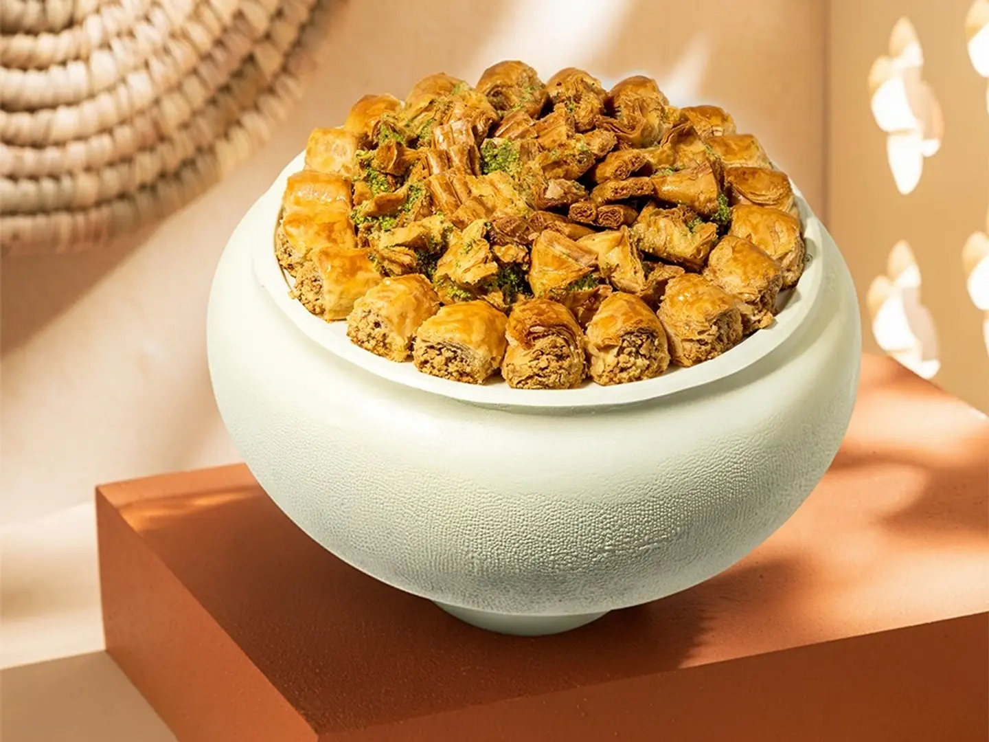 صينية سويسريه بقلاوه