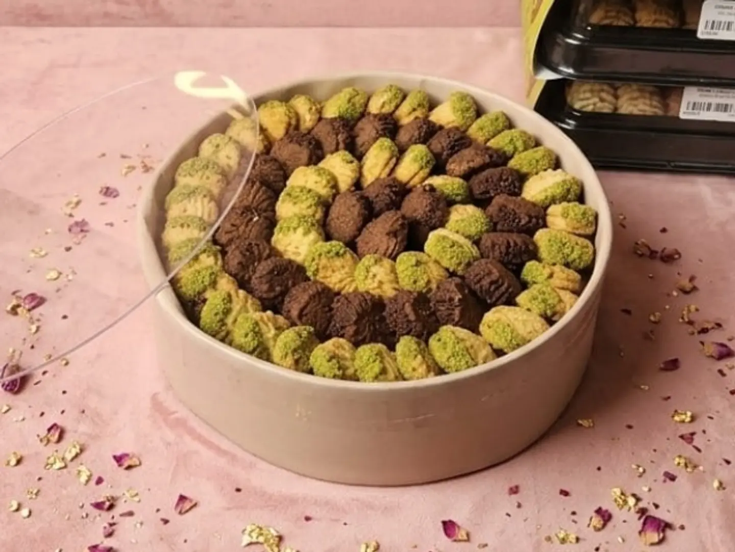 صينية بيتفور فاخر جلد كبير