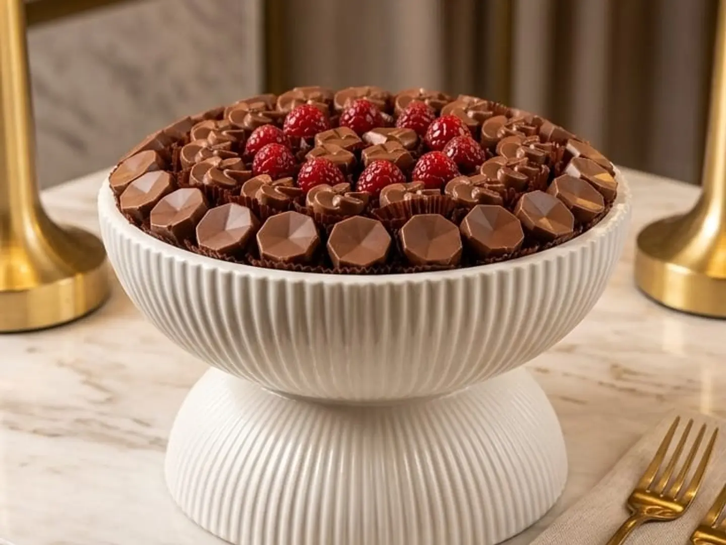 A Tray Of Fine Belgian Chocolates