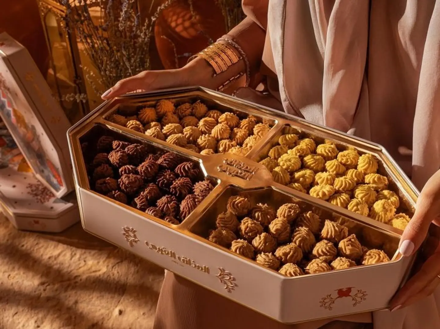 Petit Fours Mixed With The Arabic Taste