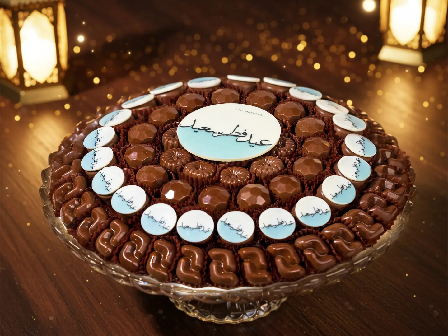 صينية شوكولاتة كرستال