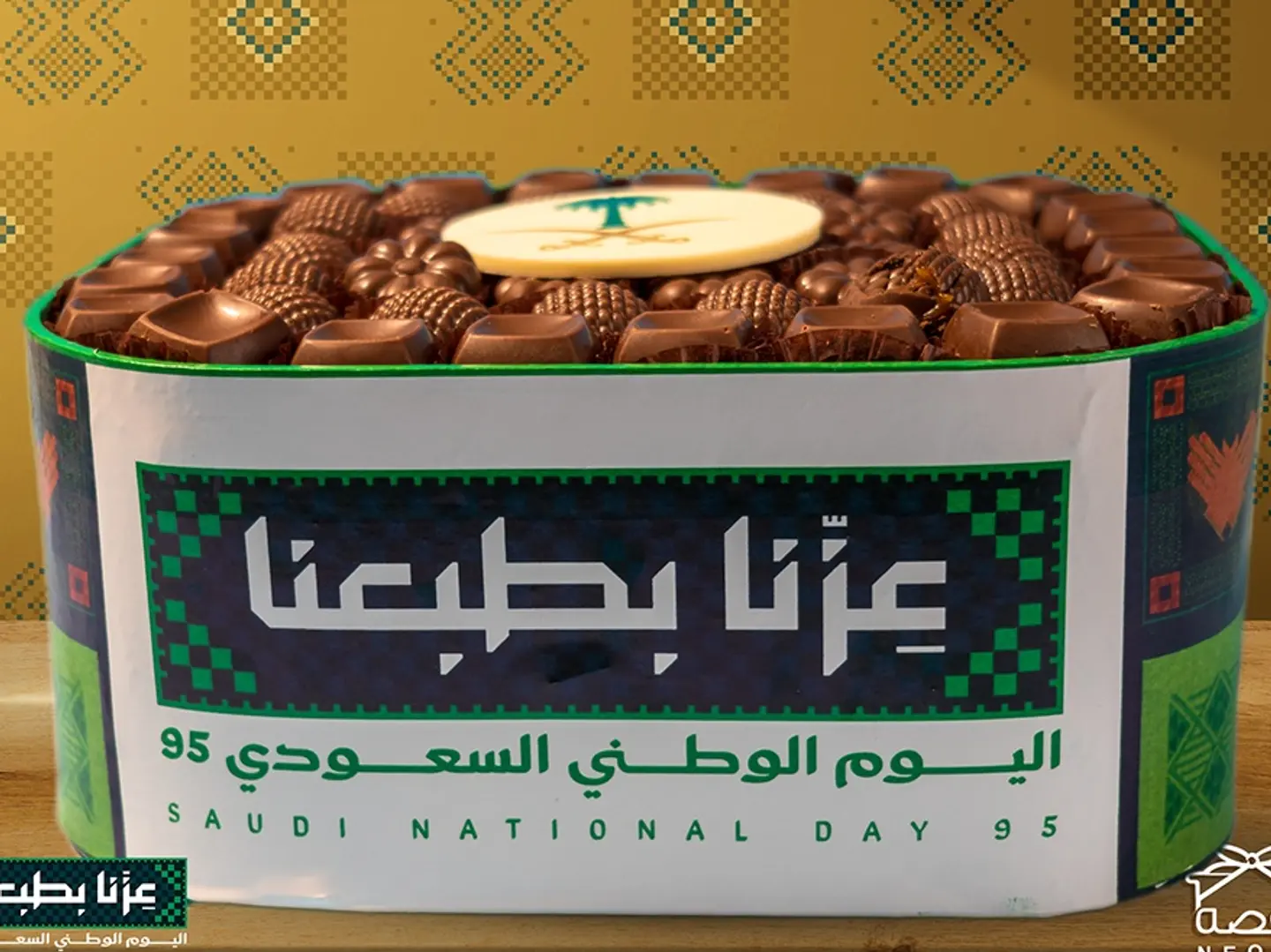National Day Square Chocolate Tray