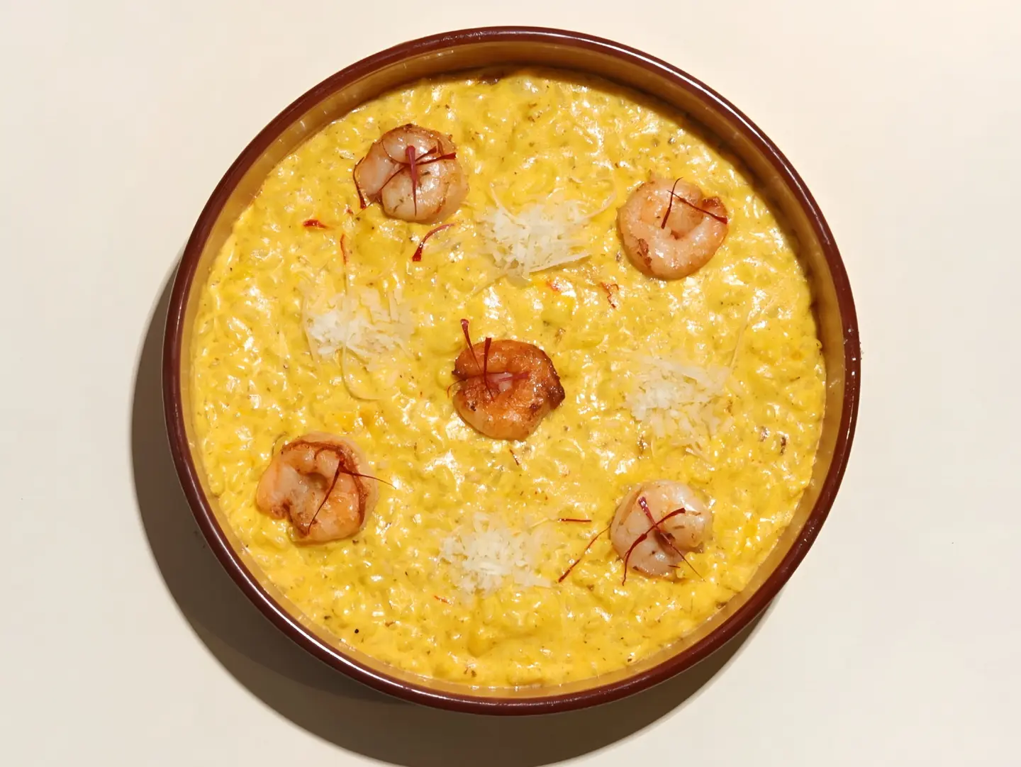 Saffron Shrimp Risotto