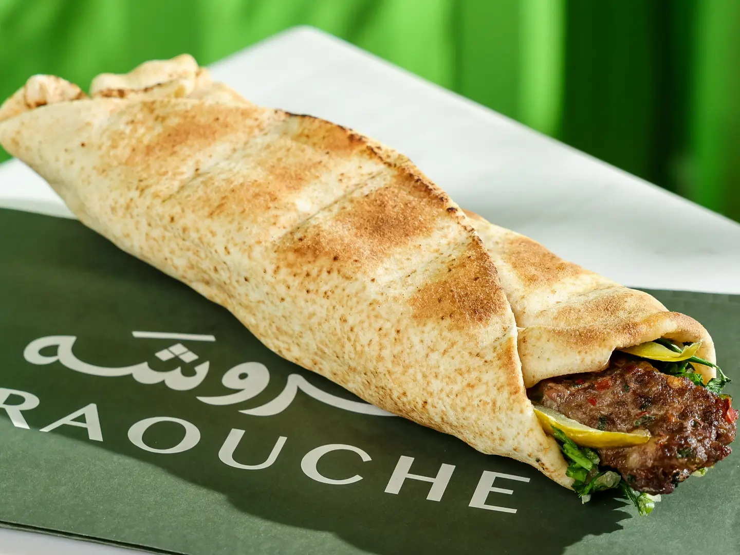 لفة كباب لحم