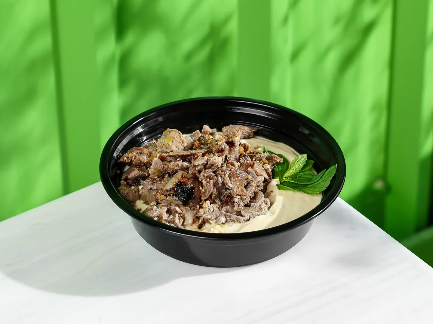 حمص شاورما لحم