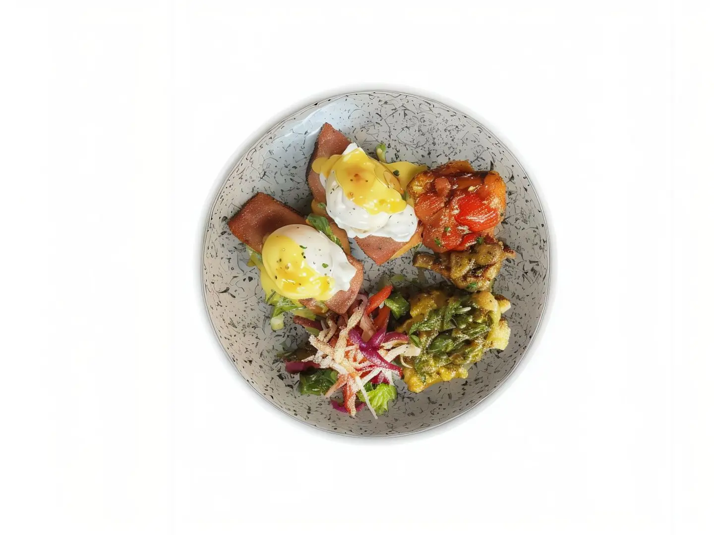 Benedict With Beef Bacon