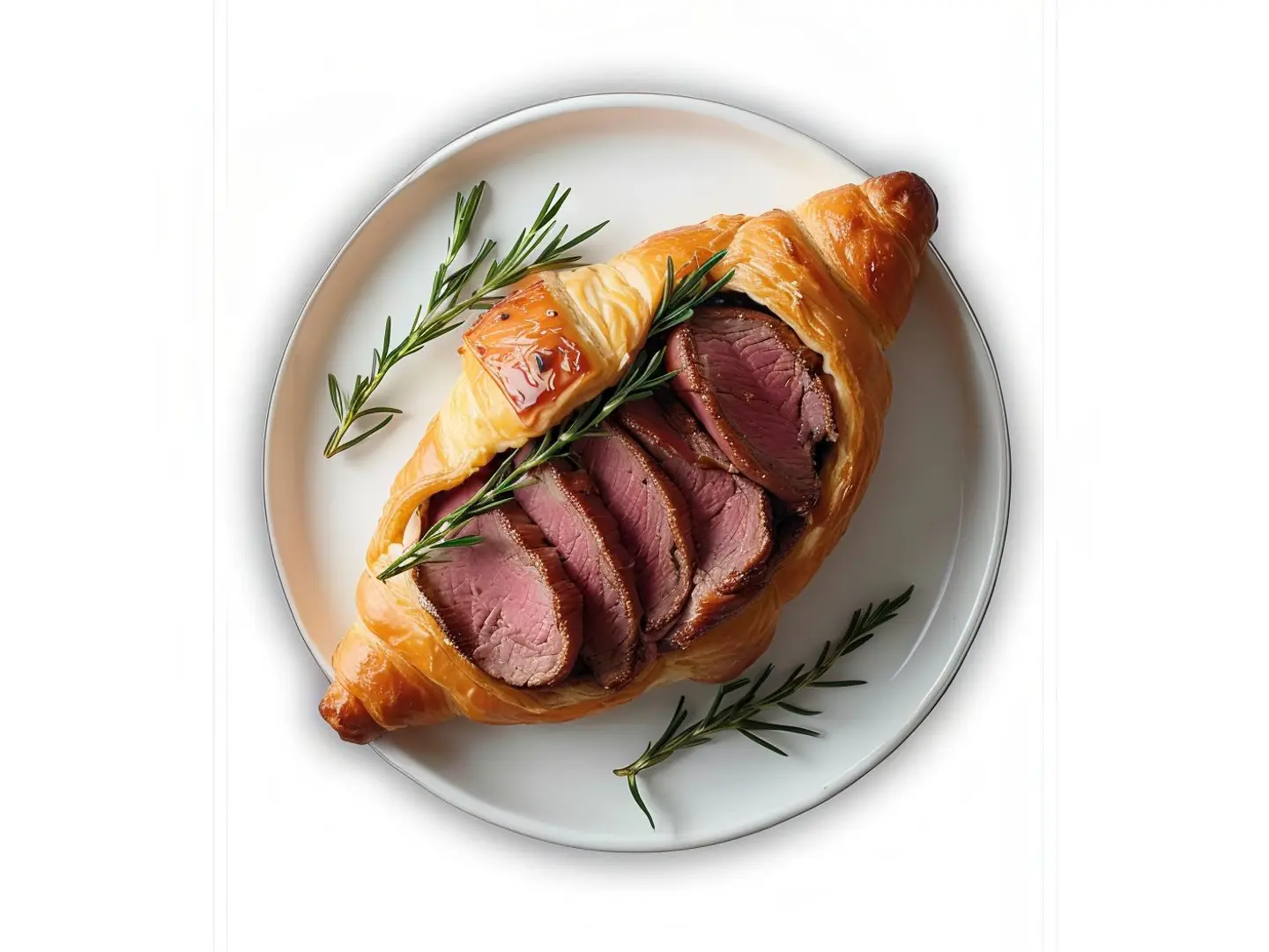 كرواسون باللحم البقري