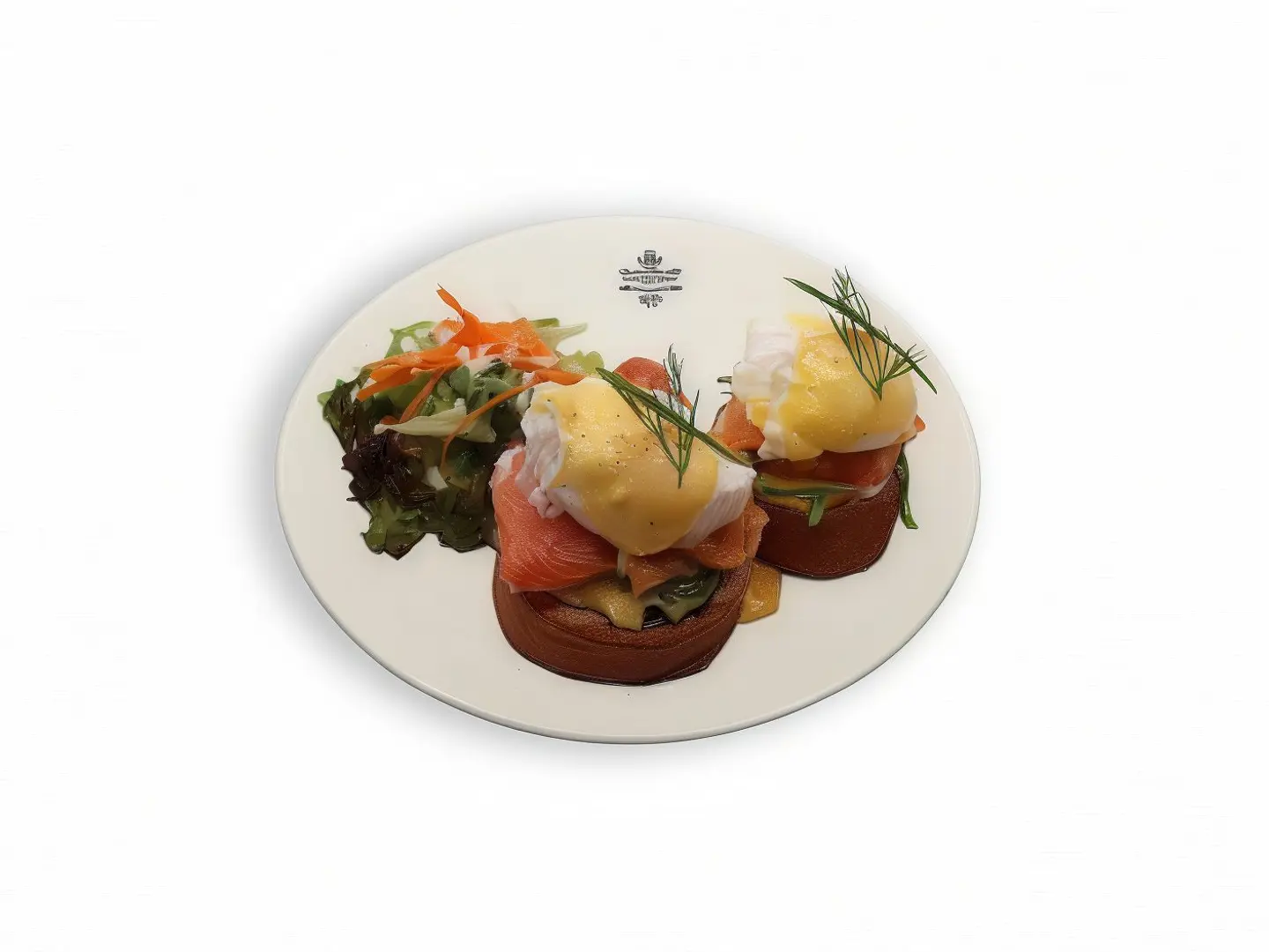 بيض بندكت بالسلمون المدخن