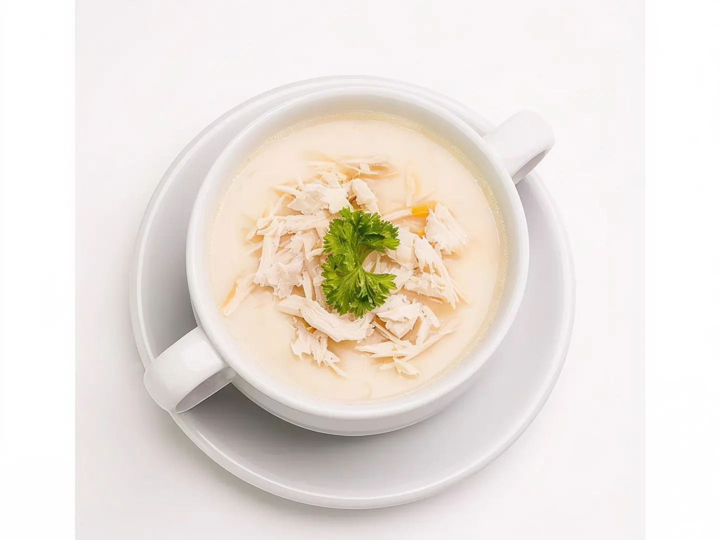 شوربه كريمه الدجاج