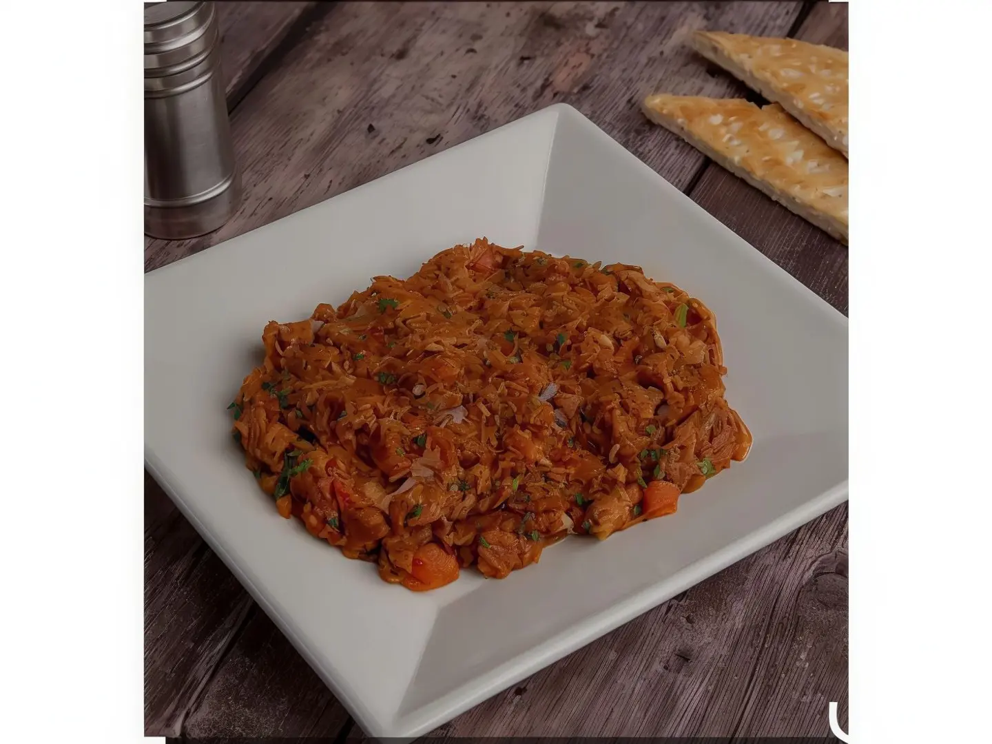 صحن تونه مطبوخة