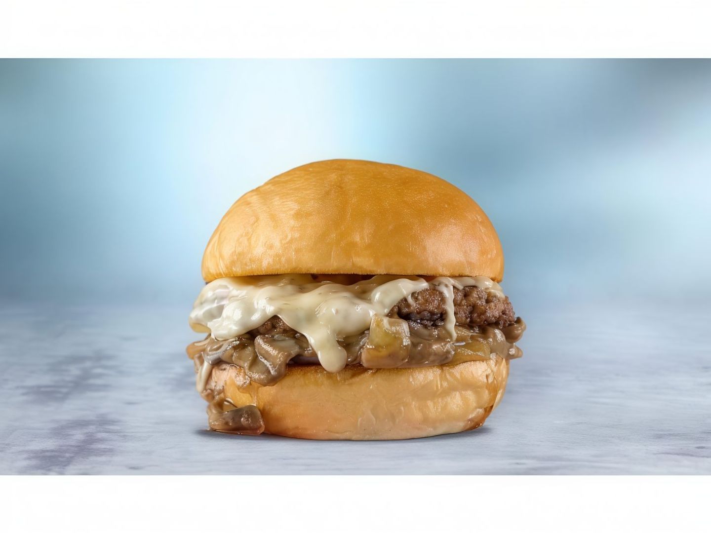 Fresh Mushroom Beef Burger