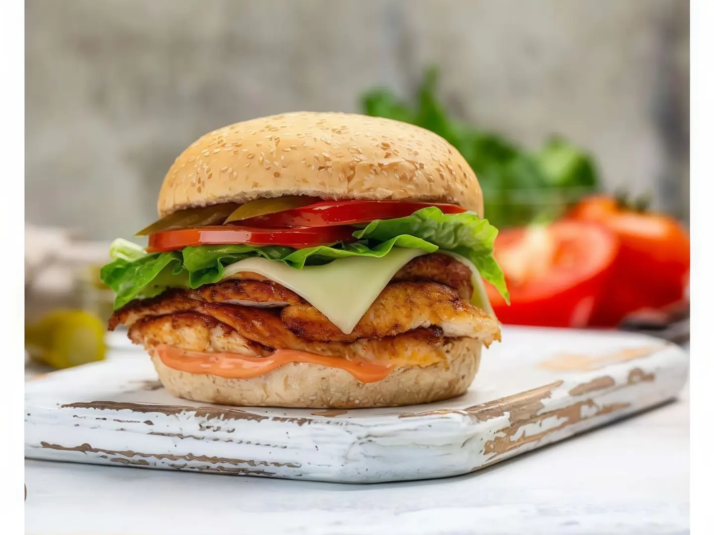 Mixed Chicken Burger
