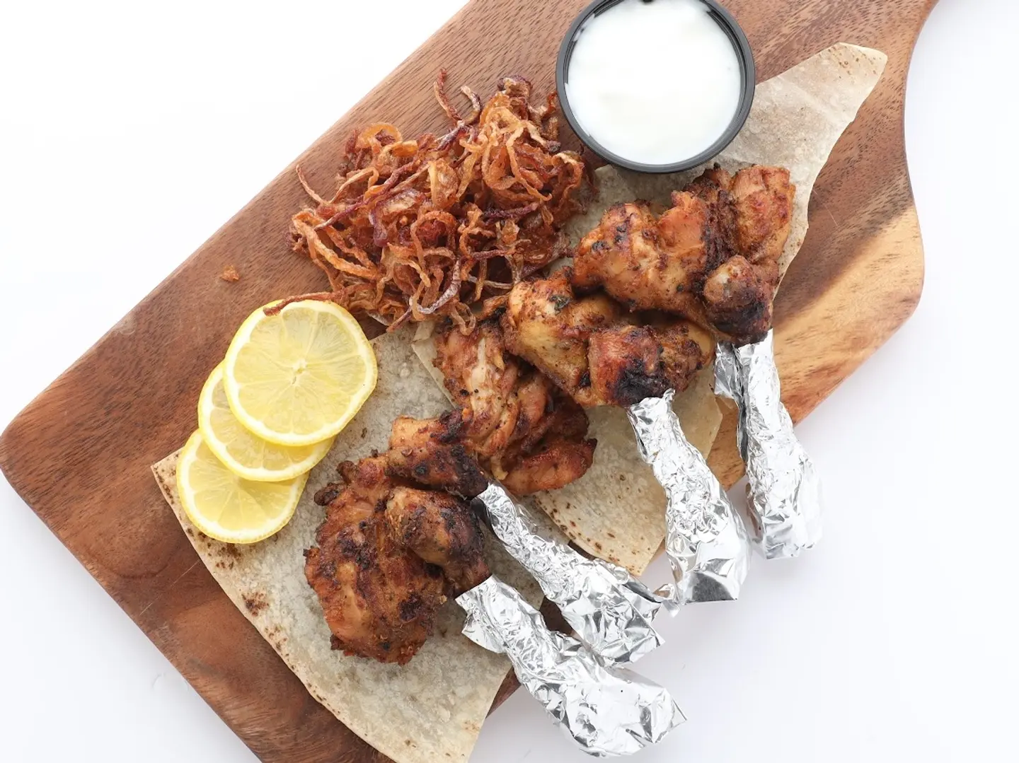افخاذ الدجاج المشوي