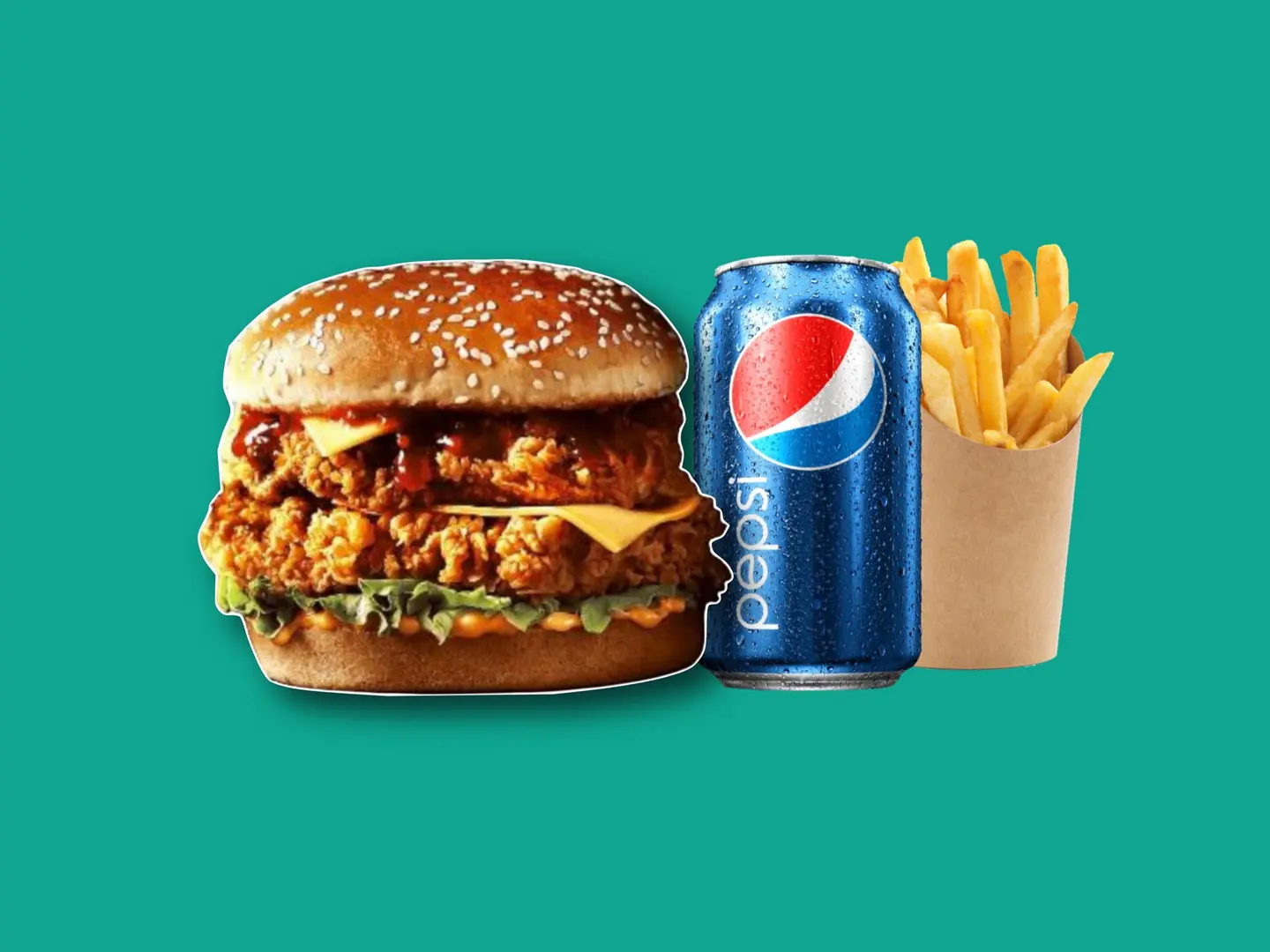 Double Crispy Burger