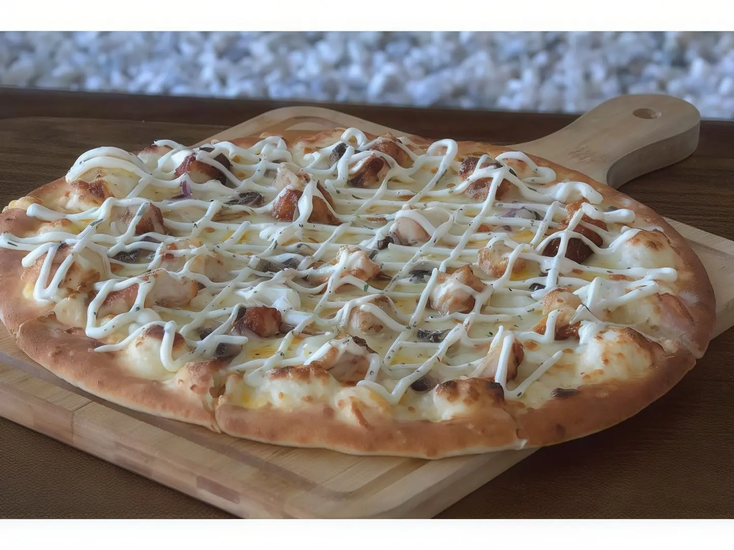 بيتزا رانش دجاج