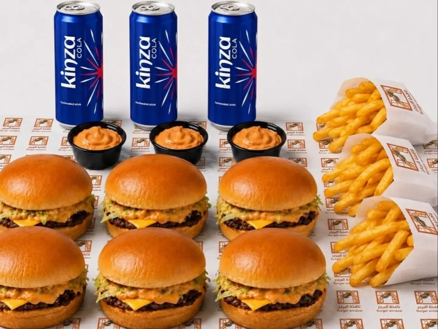 Friday Box 6 Double Beef Burgers