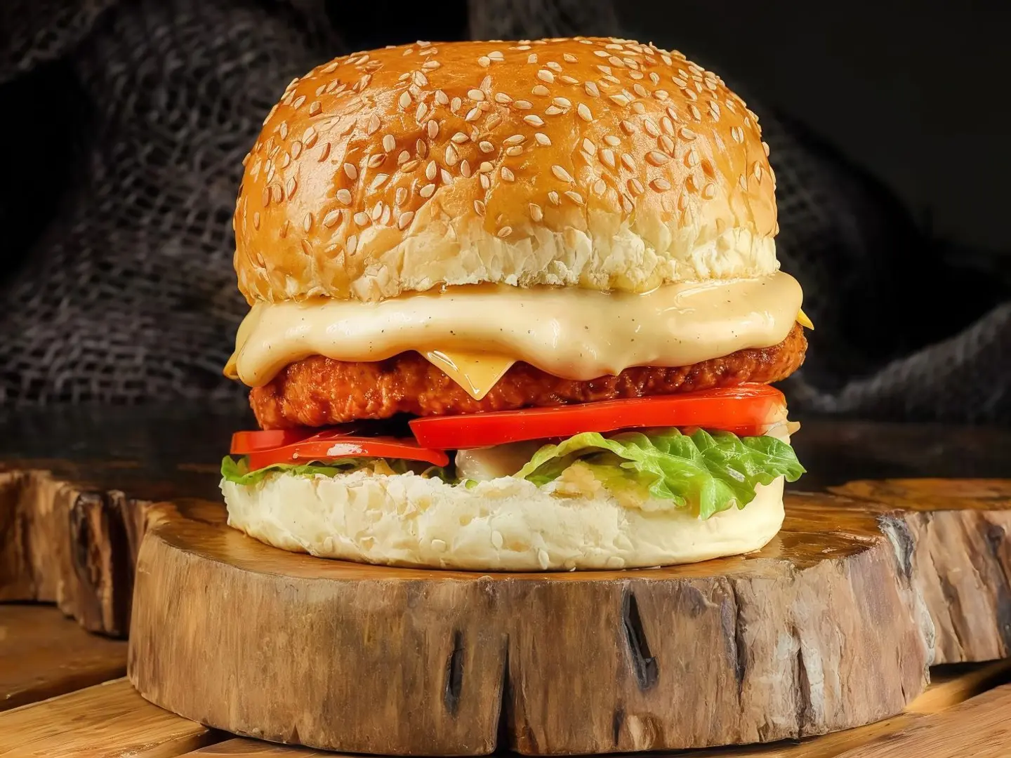 Grilled Chicken Burger Sandwich