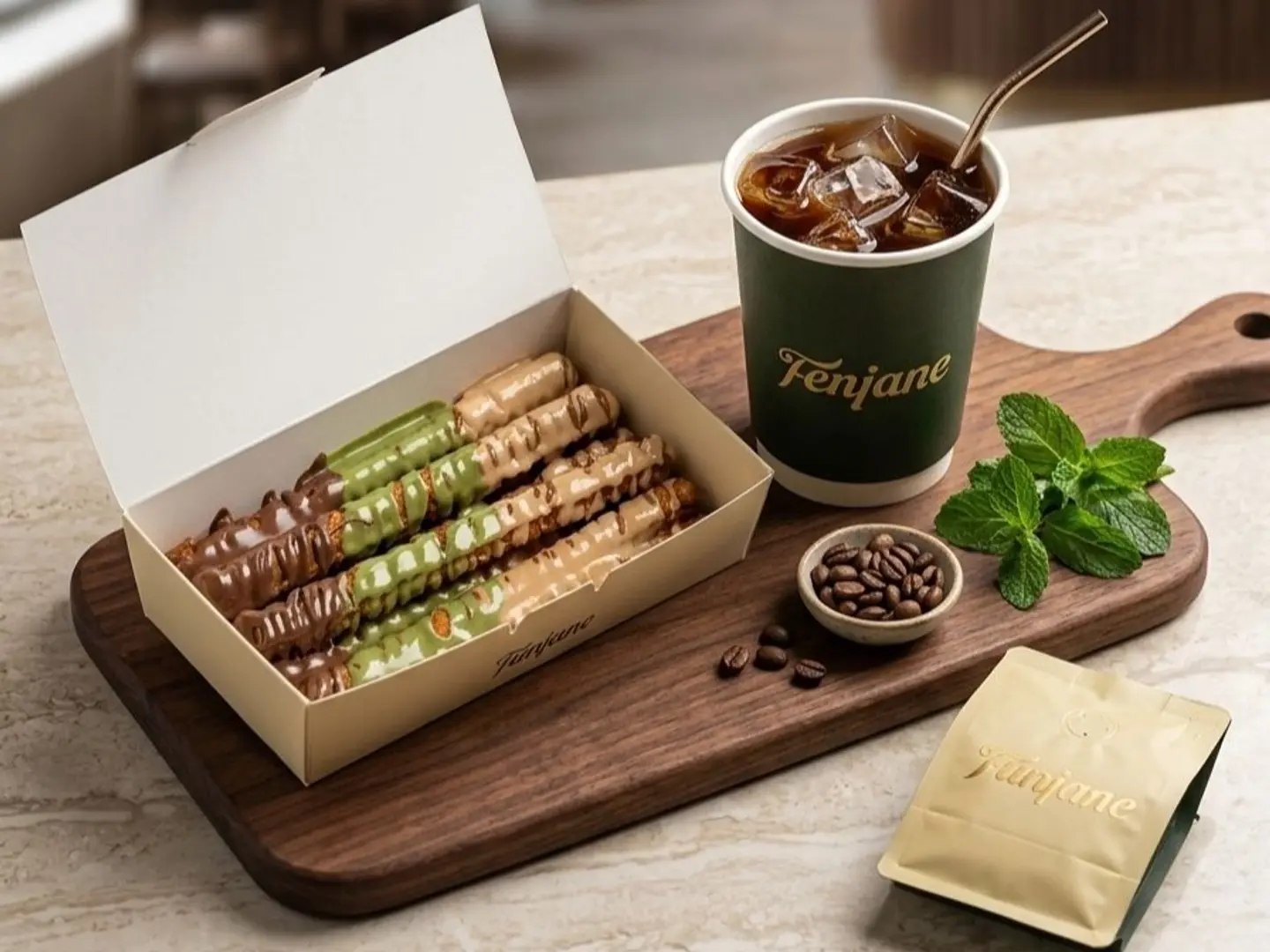 Waffle Fries Bucket With Coffee Of The Day