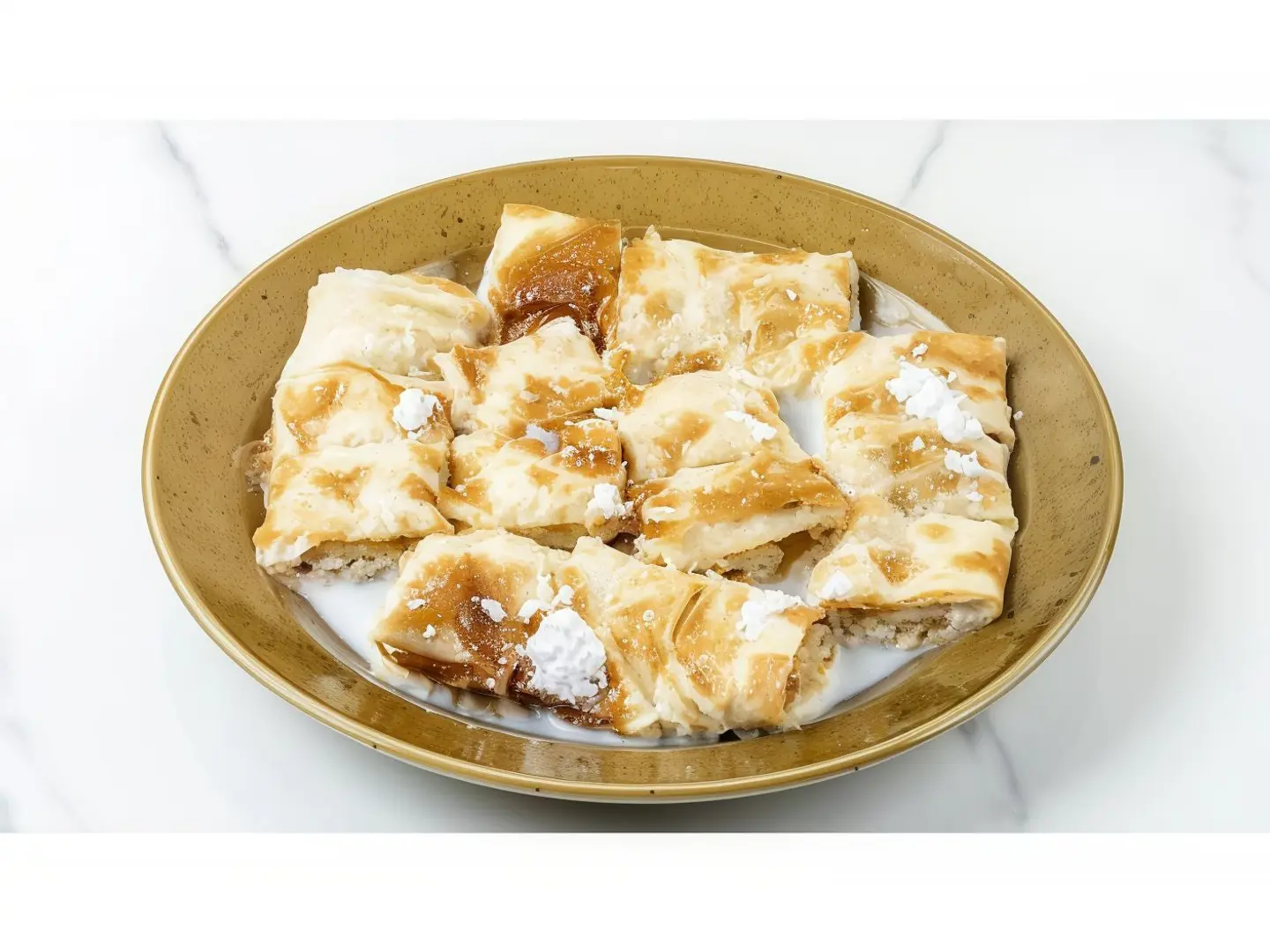 فطير بغاشة بالحليب