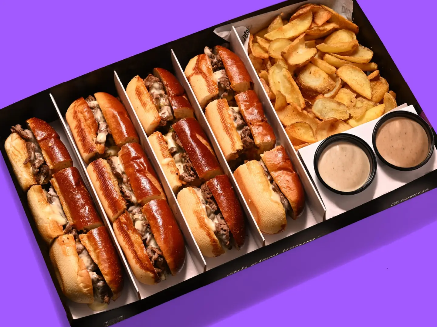 Steak Pretzel Sandwich Box