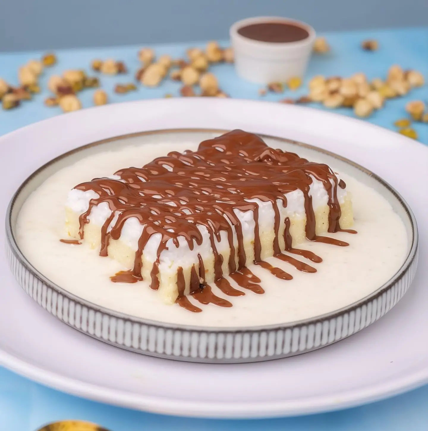 قشطوطة رز بلبن نوتيلا